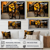 Bicycle Street Serenade - Bicycle Canvas Wall Art
