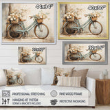 Bicycle Tranquil Pedaling II - Transportation Canvas Wall Art