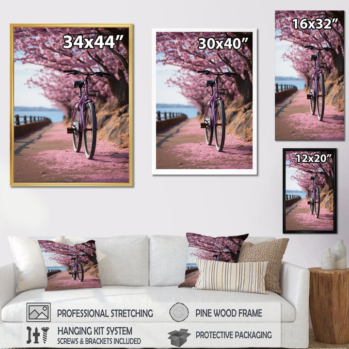 Bicycle Whispering Wheels - Bicycle Canvas Wall Art