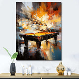 Billard Cueball Symphony An I - Sports Canvas Wall Art