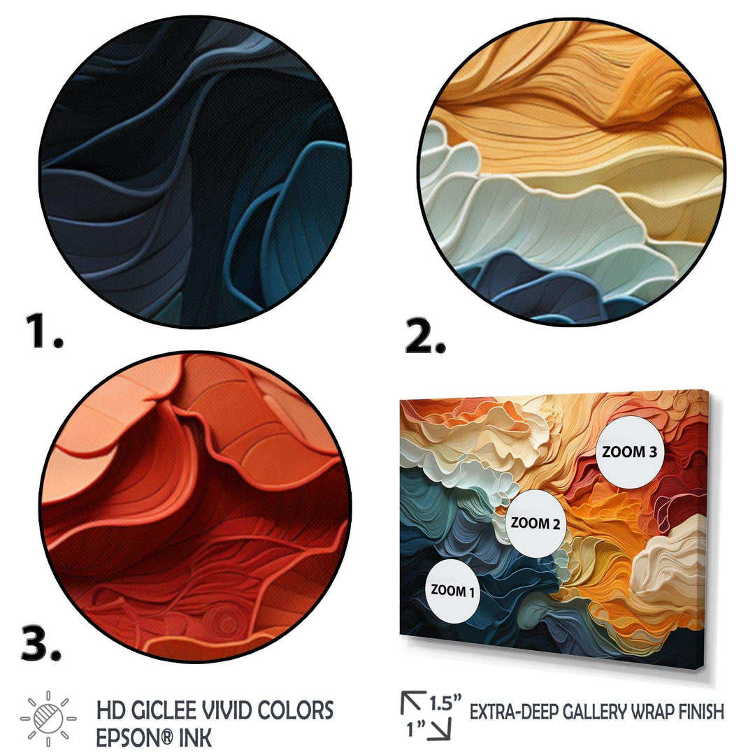 Idesignart biomorphism organic forms v abstract canvas wall art