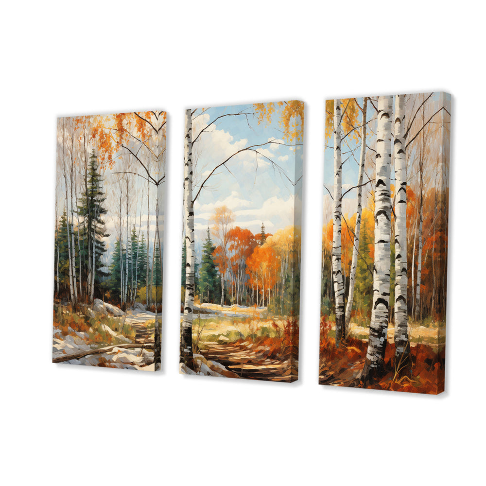 Birch Wood Seasonal Birch II - Multi-Panels
