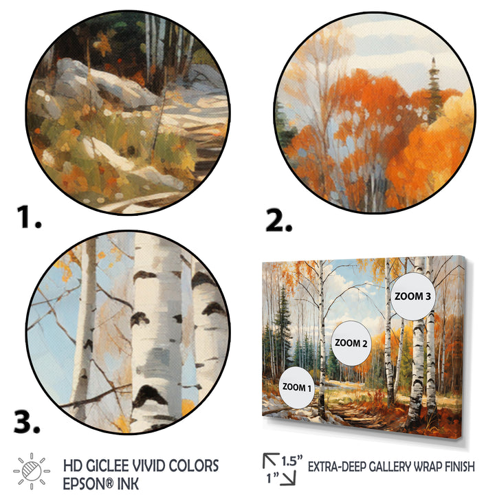 Birch Wood Seasonal Birch II - Multi-Panels
