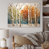 Birch Wood Seasonal Birch III - Floral Canvas Wall Art