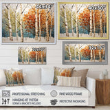 Birch Wood Seasonal Birch III - Floral Canvas Wall Art