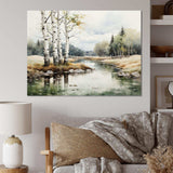 Birch Woods Birch Haven - Floral Canvas Wall Art