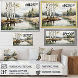 Birch Woods Birch Haven - Floral Canvas Wall Art