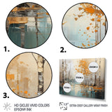 Birch Woods Golden Reflections I - Multi-Panels
