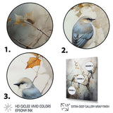 Bird Silent Watcher II - Animals Canvas Wall Art