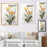 Birds Of Paradise Paradise III - Floral Canvas Wall Art