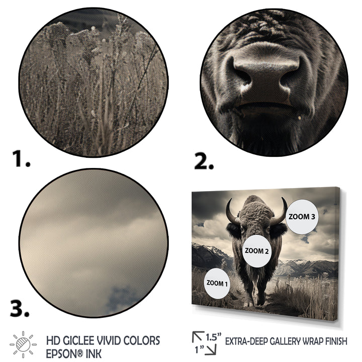 Bison Majestic Bison - Multi-Panels