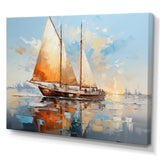 Boat Minimalism Regatta I - Boat Canvas Wall Art