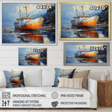 Fishing Boat Dreamy Regatta I - Boat Canvas Wall Art