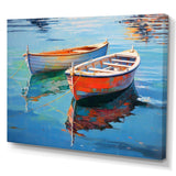 Boat Harmonic Waters - Transportation Canvas Wall Art