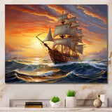 Boat Majestic Mariners I - Boat Canvas Wall Art