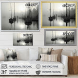 Boat Misty Harbor - Boat Canvas Wall Art