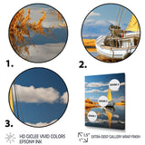 Boat Sailing On The I - Boat Canvas Wall Art