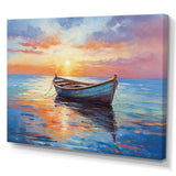 Boat Seascape Impression I - Transportation Canvas Wall Art