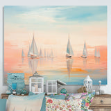 Boat Serene Sailings - Boat Canvas Wall Art