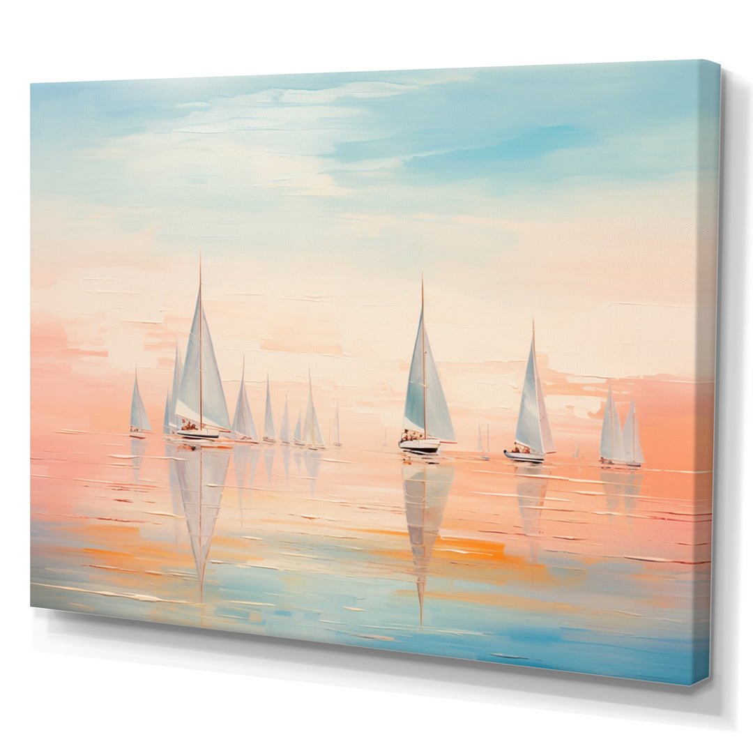 Boat Serene Sailings - Boat Canvas Wall Art