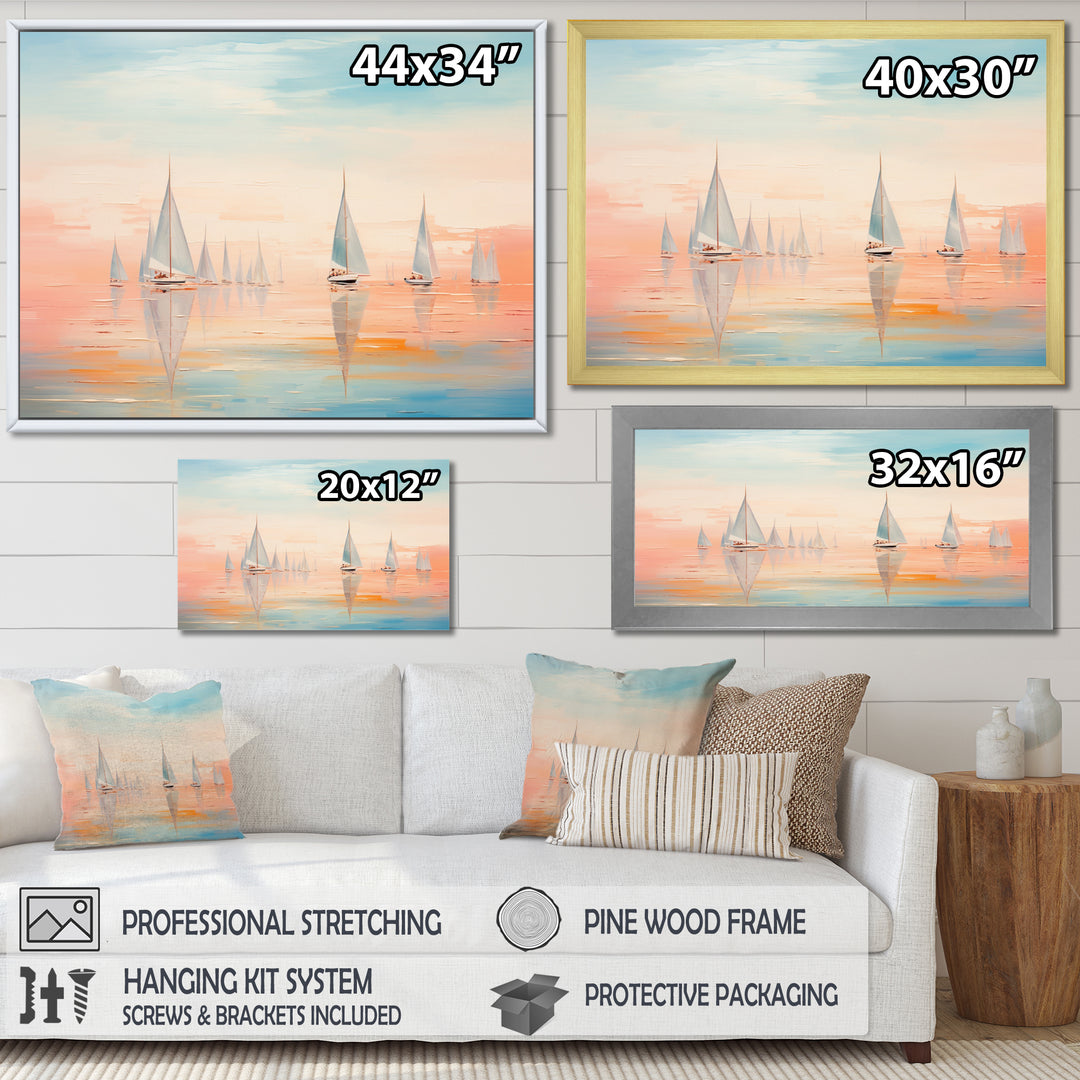 Boat Serene Sailings - Boat Canvas Wall Art
