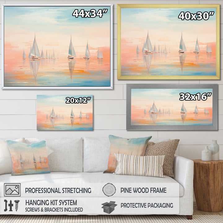 Boat Serene Sailings - Boat Canvas Wall Art