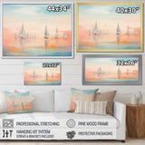 Boat Serene Sailings - Boat Canvas Wall Art