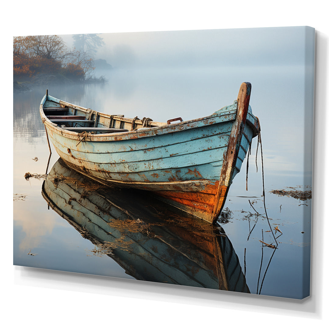 Boat Serene Waterscapes I - Boat Canvas Wall Art