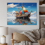 Boat Surreal Sailings - Boat Canvas Wall Art