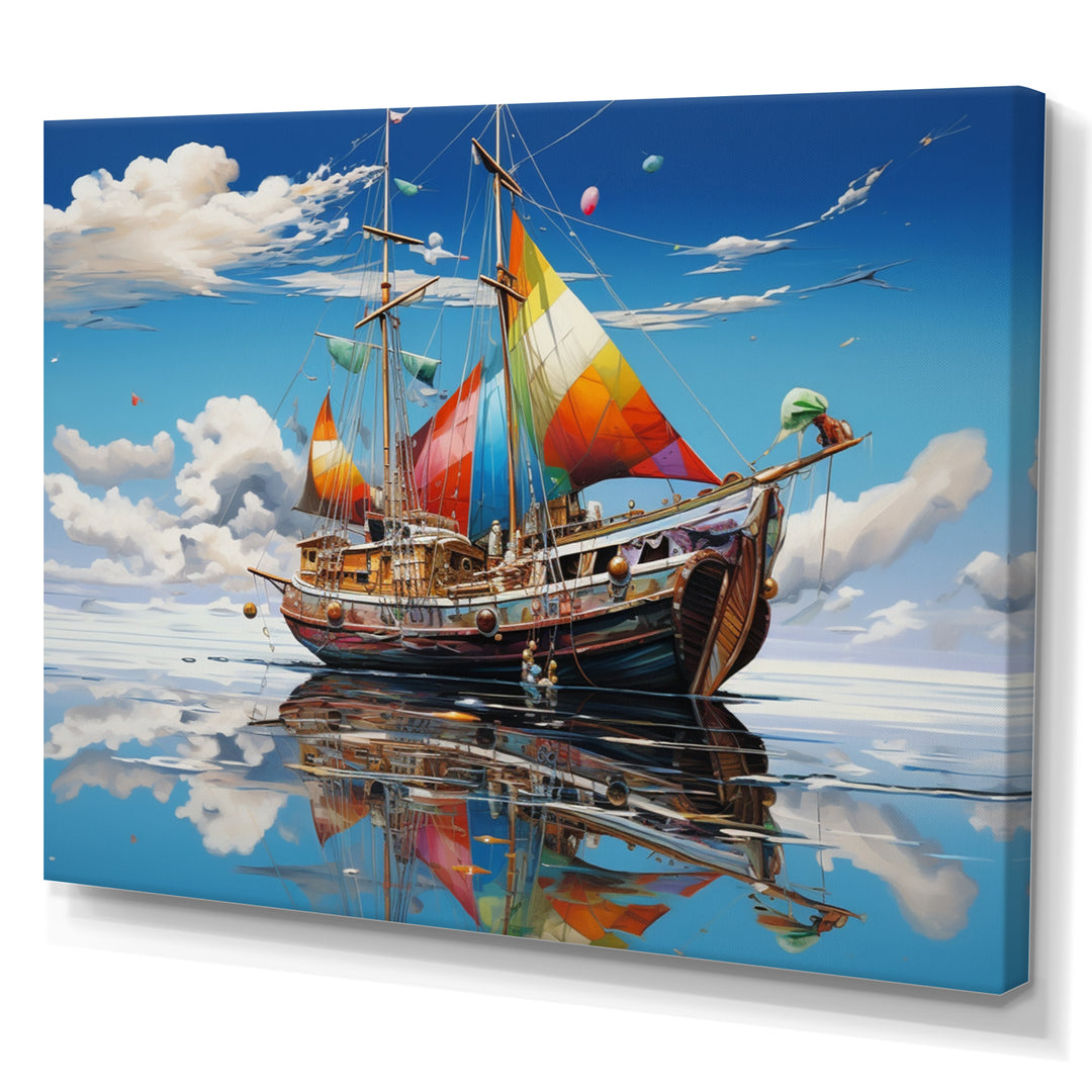 Boat Surreal Sailings - Boat Canvas Wall Art