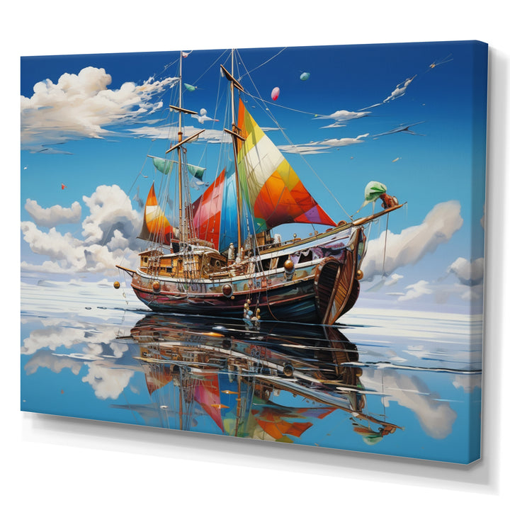 Boat Surreal Sailings - Boat Canvas Wall Art
