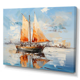 Boat Vibrant Voyages I - Boat Canvas Wall Art