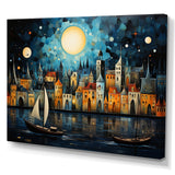 Boat Whimsical Waterways I - Boat Canvas Wall Art