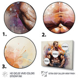 Bodybuilding Muscle Symphony I - Aerobic & Bodybuilding Canvas Wall Art