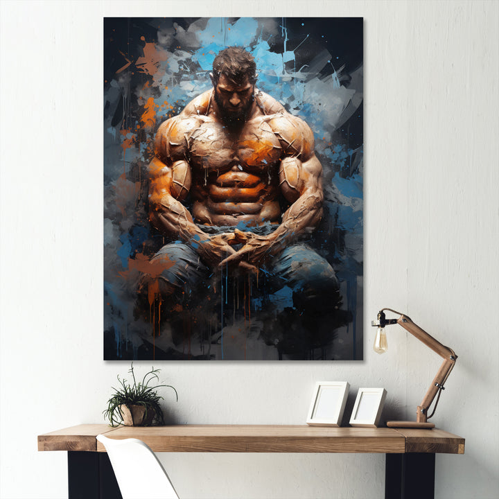 Bodybuilding The Power - Aerobic &amp; Bodybuilding Canvas Wall Art