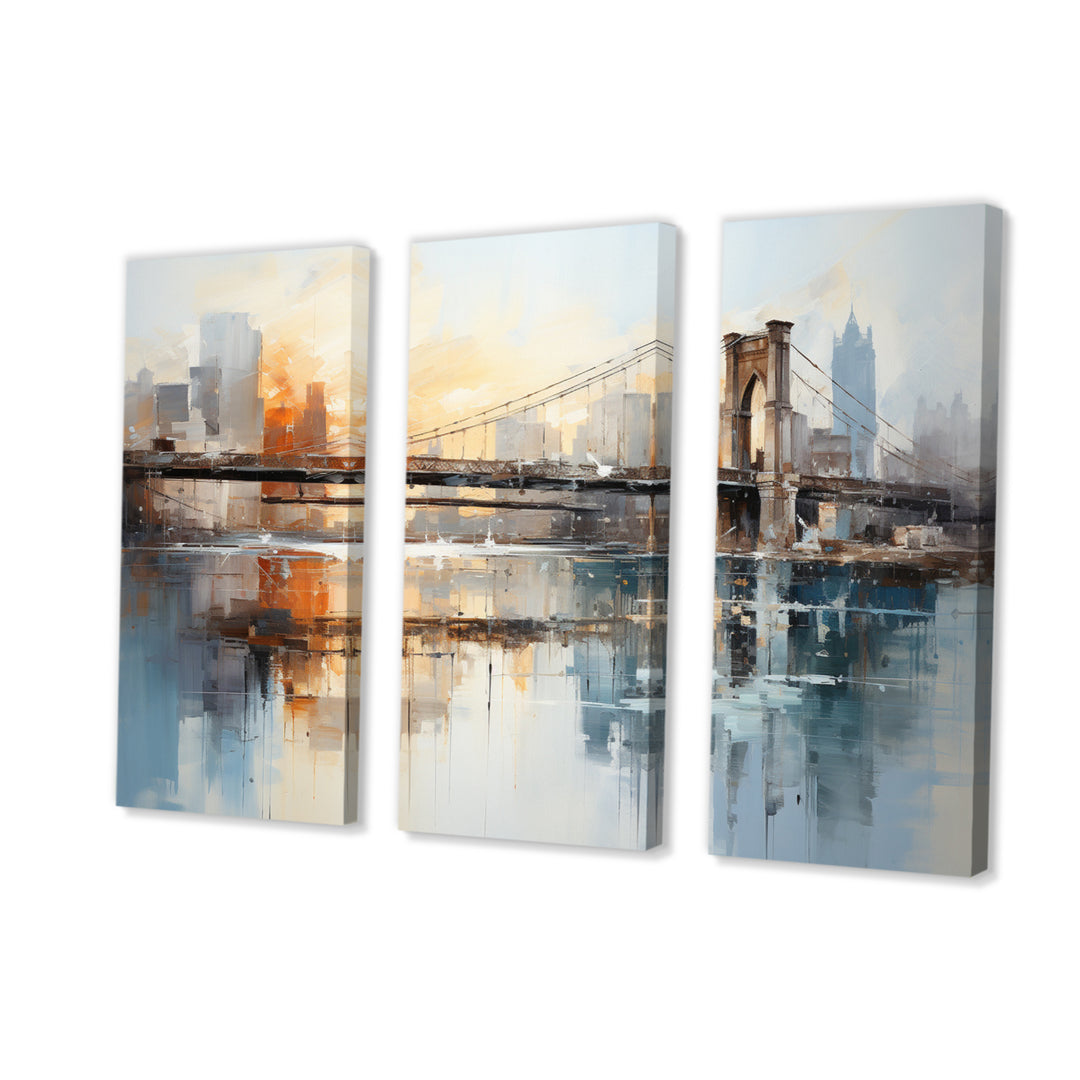 Beige Bridge Reflective Connections - Multi-Panels
