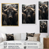 Brown Buffalo Whispers Of The - Buffalo Canvas Wall Art