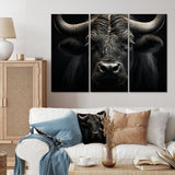 Black White Buffalo Whispers Of Wisdom - Multi-Panels