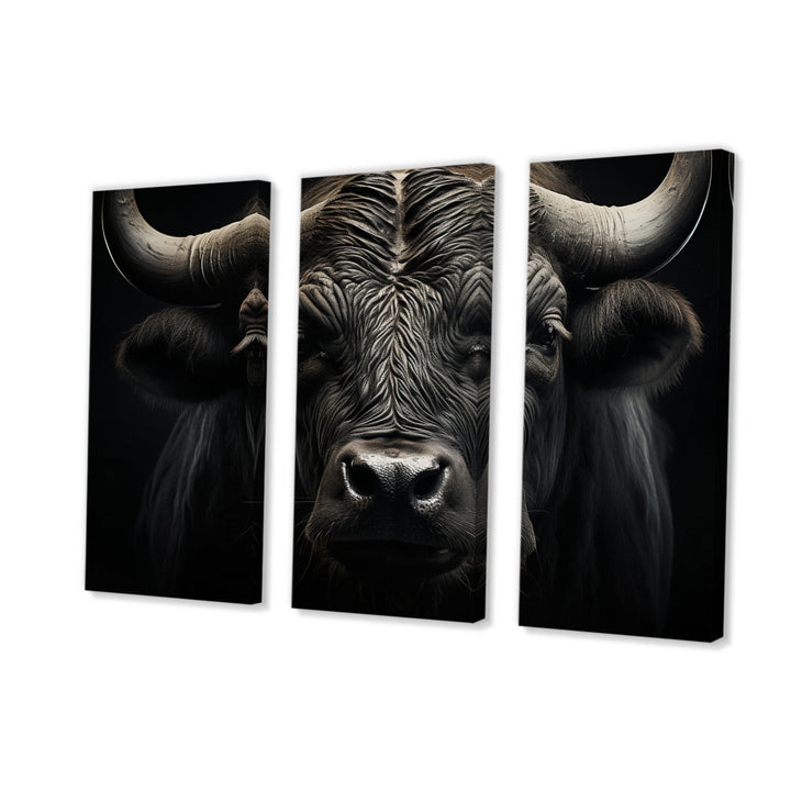 Black White Buffalo Whispers Of Wisdom - Multi-Panels
