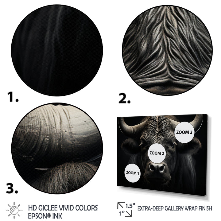 Black White Buffalo Whispers Of Wisdom - Multi-Panels