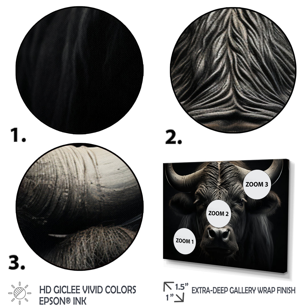 Black White Buffalo Whispers Of Wisdom - Buffalo Wall Decor