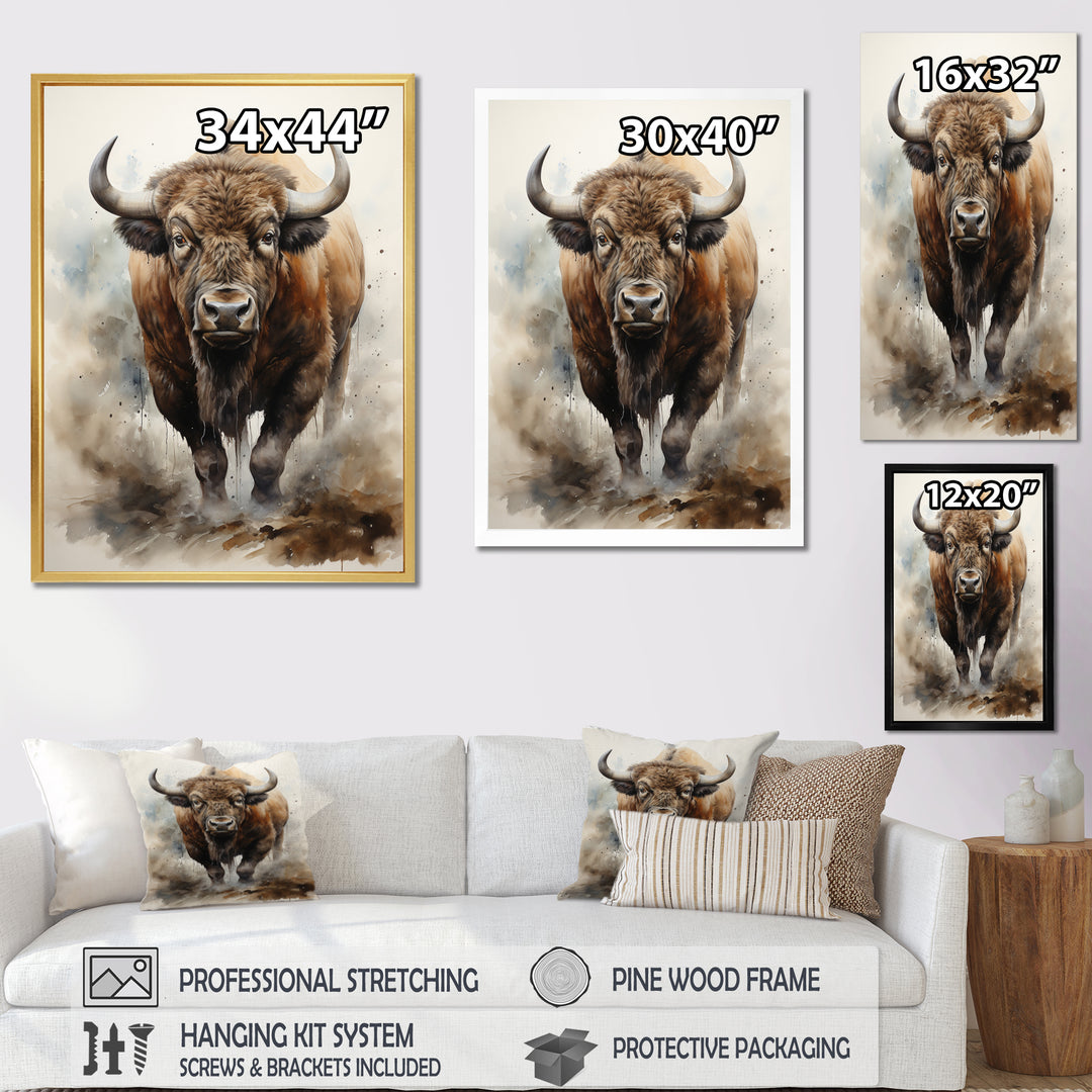 Buffalo Majestic Bison - Bison Wall Art Prints