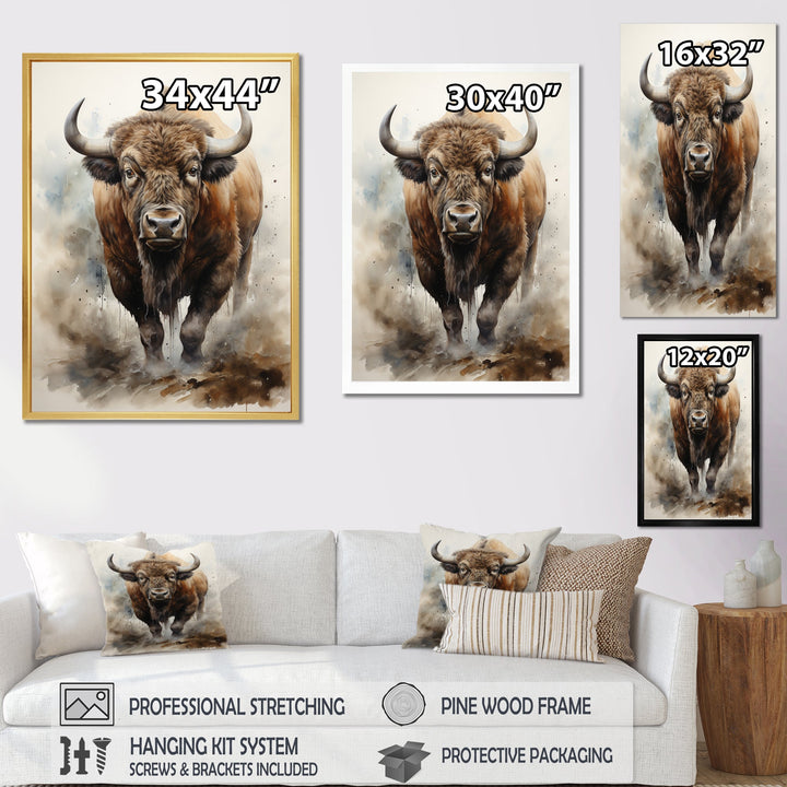 Buffalo Majestic Bison - Bison Wall Art Prints