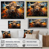 Buffalo Majestic Bison Collage - Brown Bison Wall Art