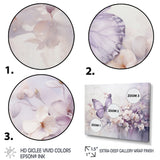 Purple Butterfly Enchanted Flight II - Multi-Panels