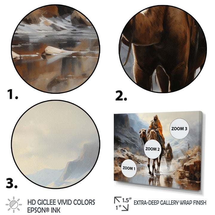 Camel Desert Wanderer Collage - Camel Wall Art Prints