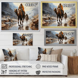 Camel Desert Wanderer Collage - Camel Wall Art Prints