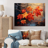 Canada Orange Autumn Symphony III - Landscapes Canvas Wall Art