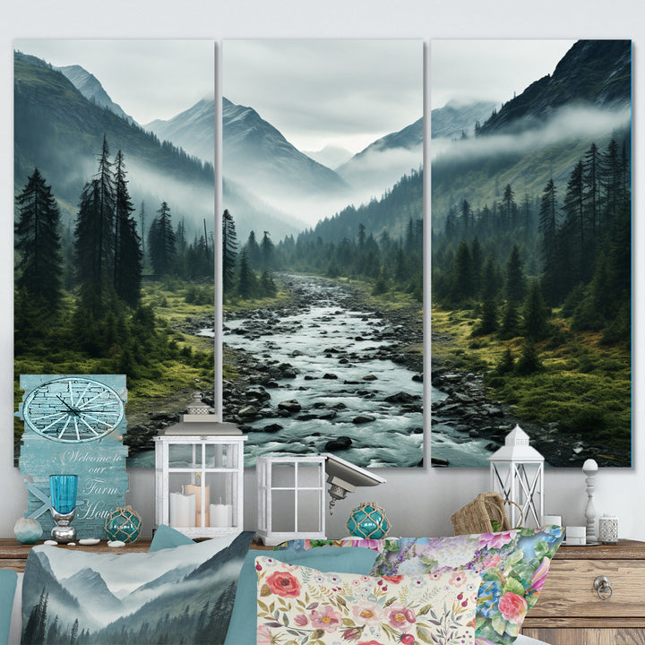 Canada Misty Mountains - Multi-Panels