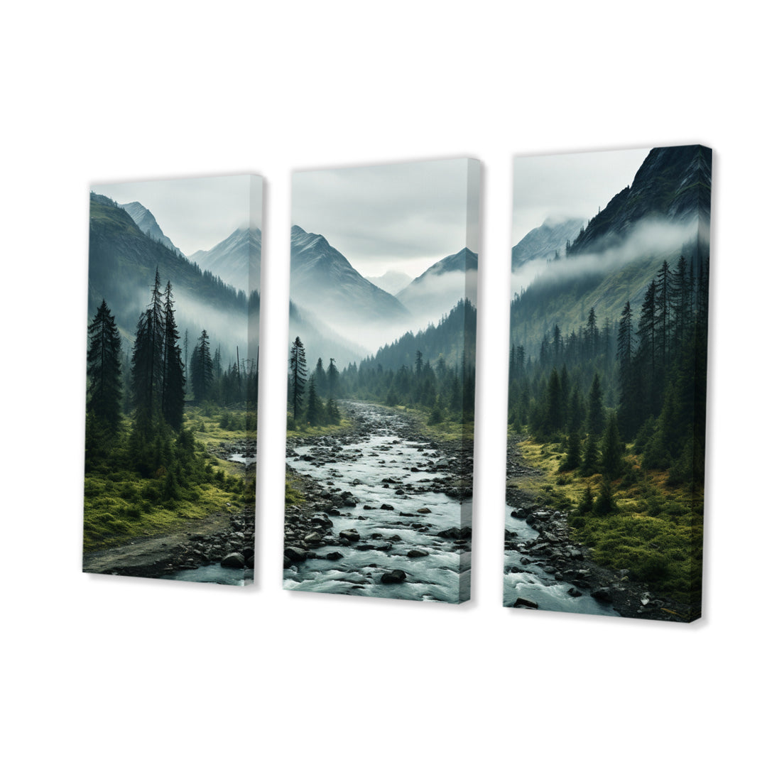 Canada Misty Mountains - Multi-Panels